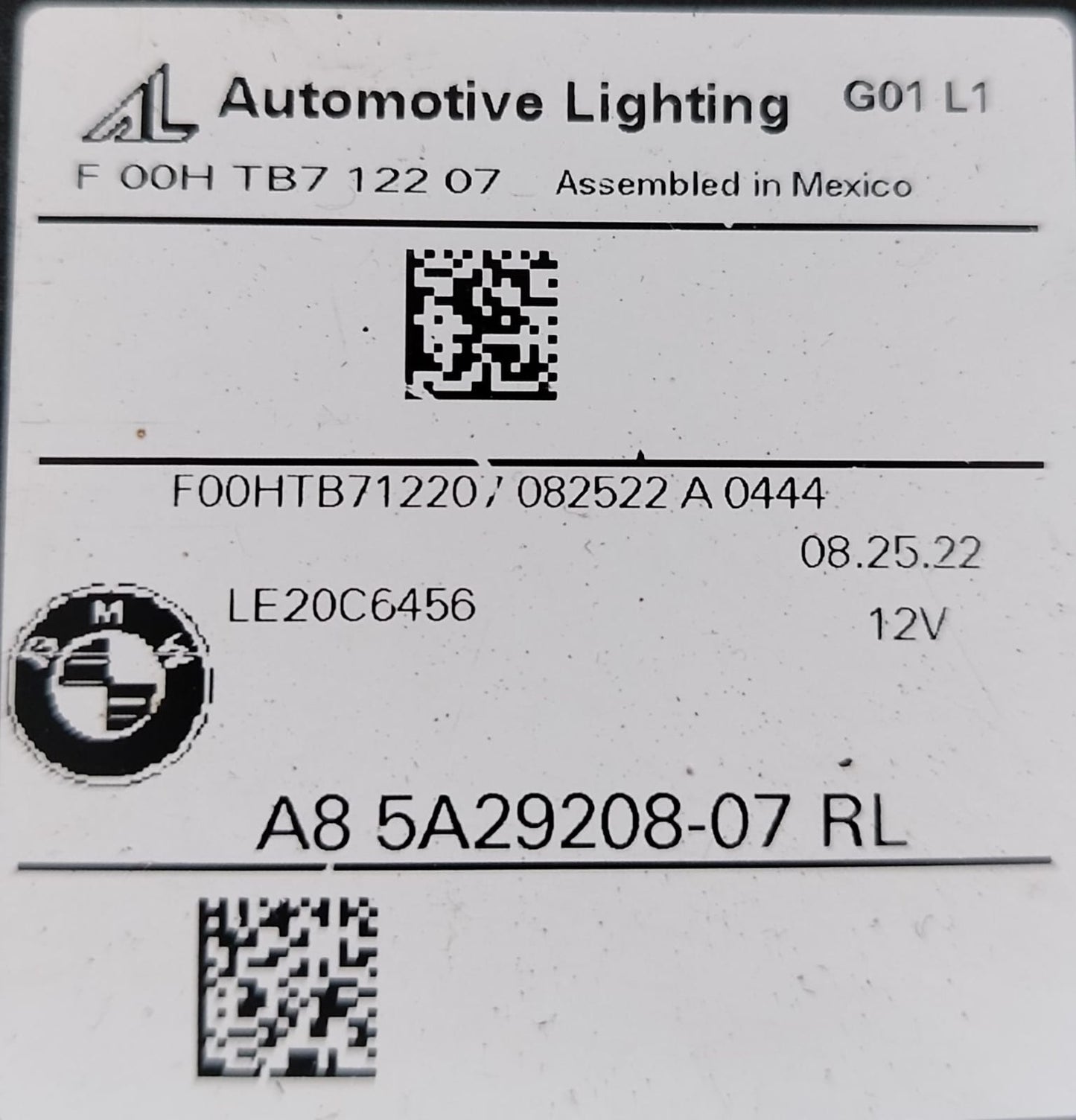 BMW (X3 G01) or (X4 G02) LED RIGHT HEADLAMP (OEM USED PART)