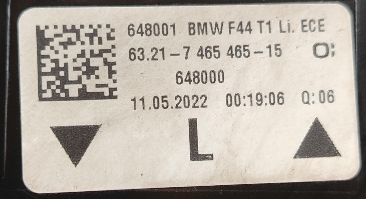 OEM BMW 2SERIES F44 LEFT TAIL LAMP