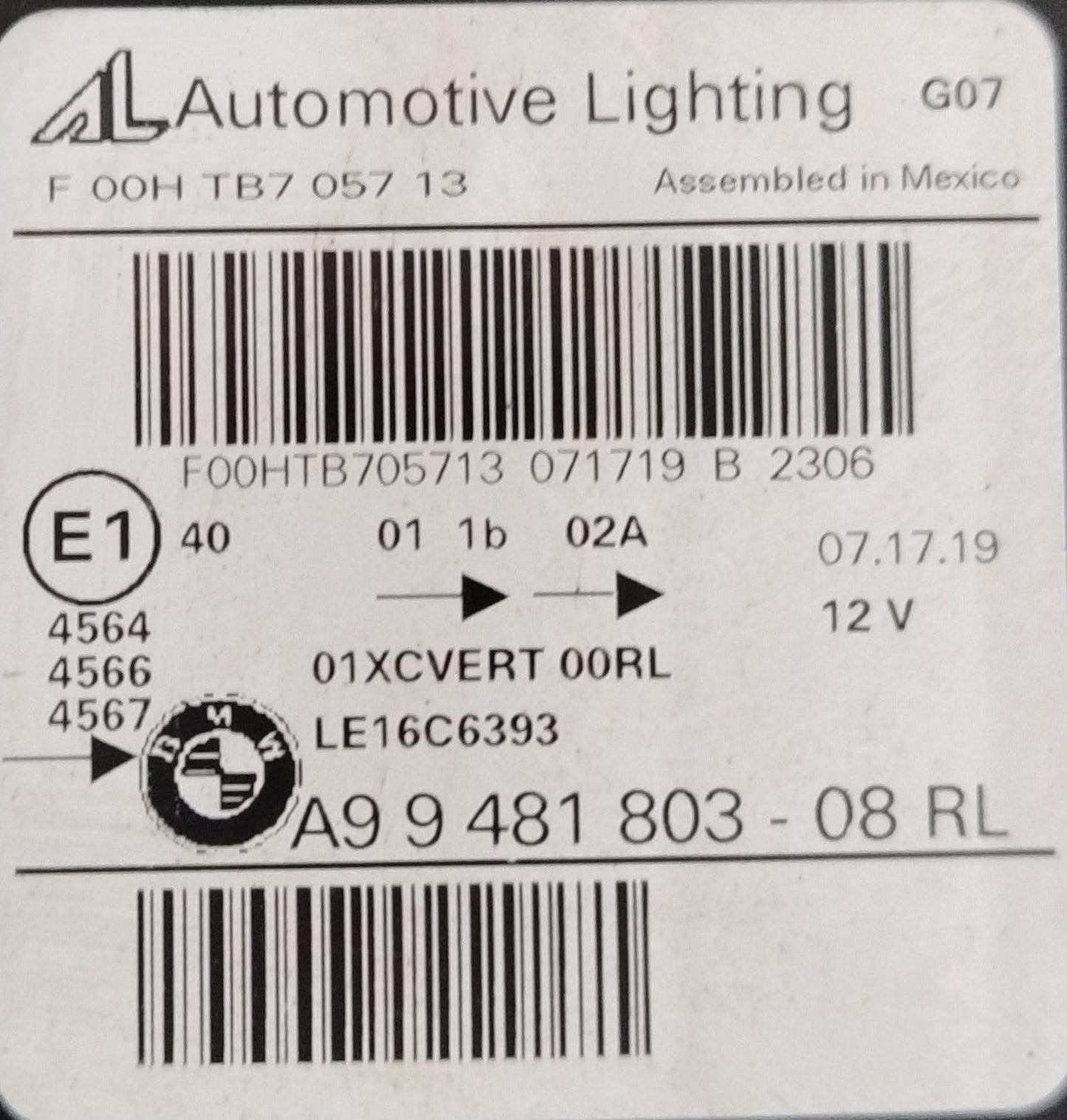 OEM BMW X7 G07 LED LASER HEADLIGHT