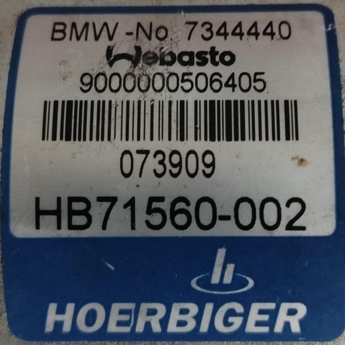 OEM BMW M4 CONVERTIBLE ROOF HYDRAULIC PUMP WITH MOTOR